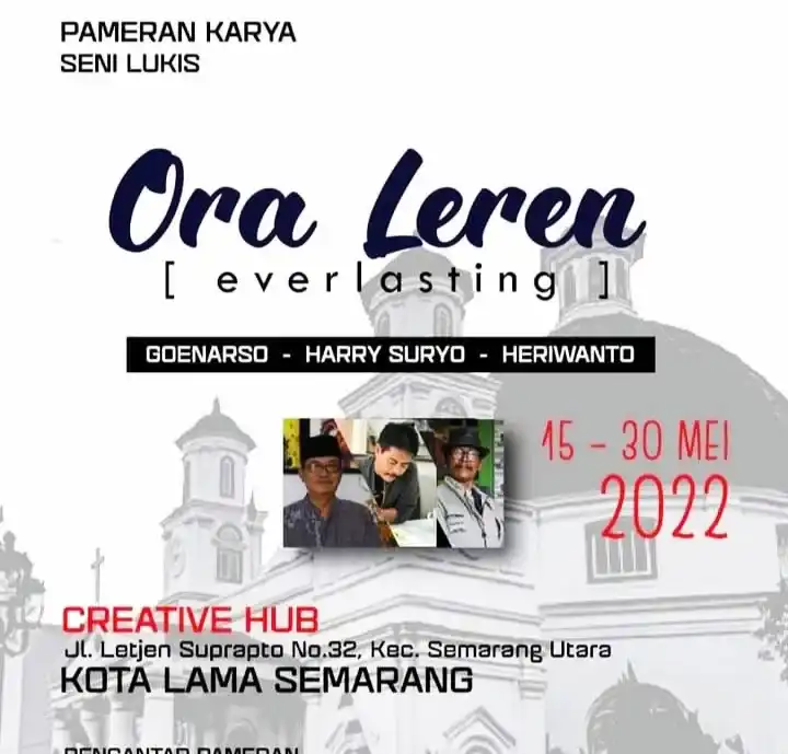 Gelar Pameran Lukisan “Ora Leren”