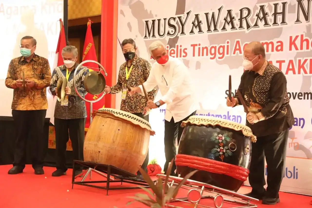 Buka Munas Matakin, Ganjar; Semangat Kontribusinya Harus Disambut Baik