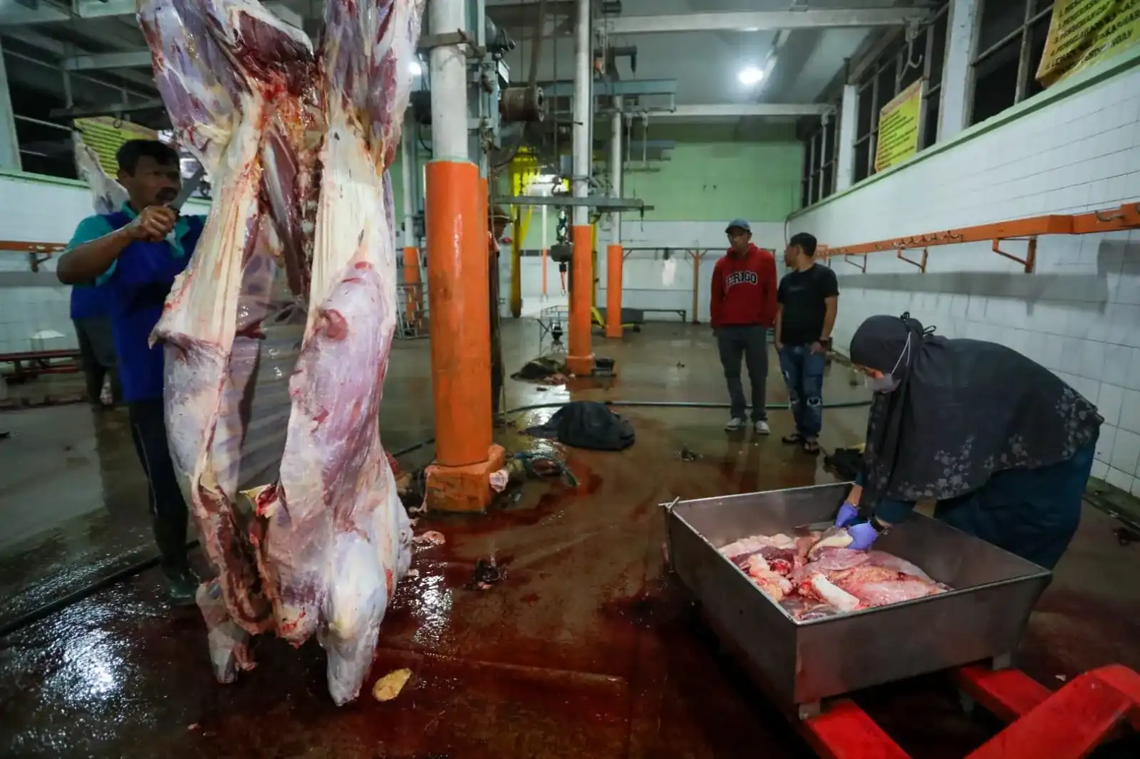 Pemotongan di RPH Salatiga