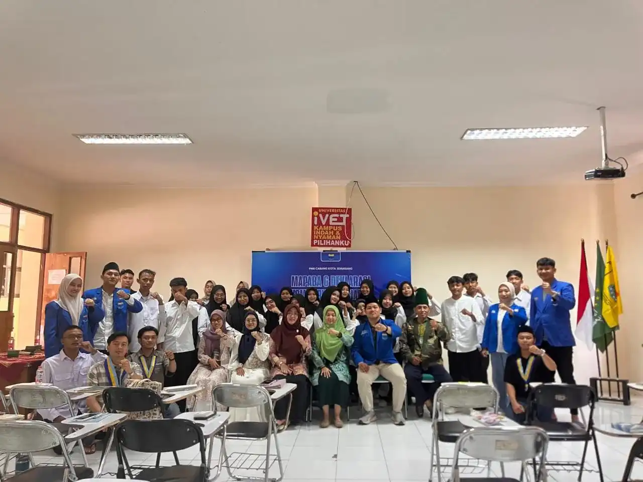 Mapaba Perdana PMII Resmi Dibuka di Universitas Ivet Semarang