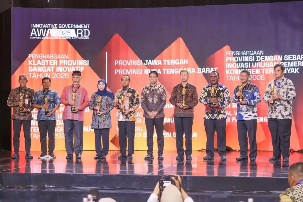 Borong Dua Penghargaan IGA 2025, Jateng Buktikan Diri Sebagai Provinsi Sangat Inovatif