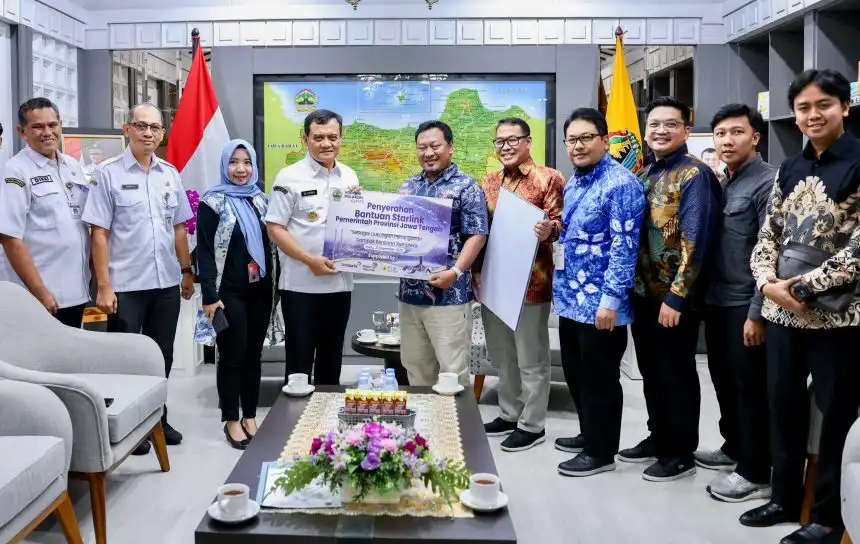 Bantuan Starlink Pemprov Jateng