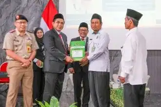 Wakil Gubernur Jateng Taj Yasin pimpin upacara HAB ke-80 Kemenag di Rembang. Soroti suksesnya sinergi jaga kerukunan dan raihan Harmony Award.