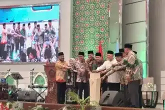 Kick off peringatan 1 Abad Nahdlatul Ulama di Auditorium Prof. Dr. KH M. Tolchah Hasan Universitas Islam Malang (Unisma), Rabu (7/1/2026).