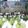 Suasana doa bersama dalam rangka peringatan 103 Tahun NU di Kantor Pengurus Wilayah Nahdlatul Ulama (PWNU) Provinsi Banten, Jalan Raya Jakarta, Kemang, Kota Serang, Kamis (8/1/2026).