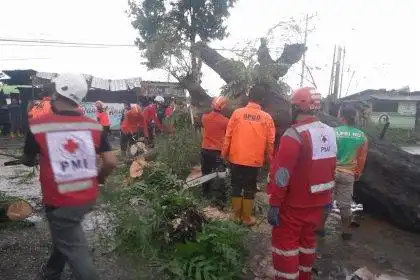 Kondisi banjir yang menggenangi permukiman warga dan akses jalan di sejumlah kecamatan di Kabupaten Kendal akibat luapan sungai, Sabtu–Minggu (17–18/1/2026).