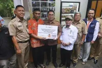 Penampakan hasil bedah Rumah Tidak Layak Huni (RTLH) kolaborasi Pemerintah Kota Magelang dan LAZISMU Kota Magelang di Kelurahan Rejowinangun Utara, Kecamatan Magelang Tengah, Kamis (22/1/2026).